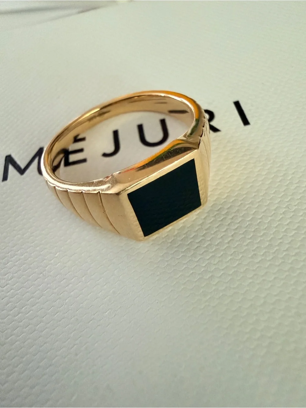 Mejuri black onyx